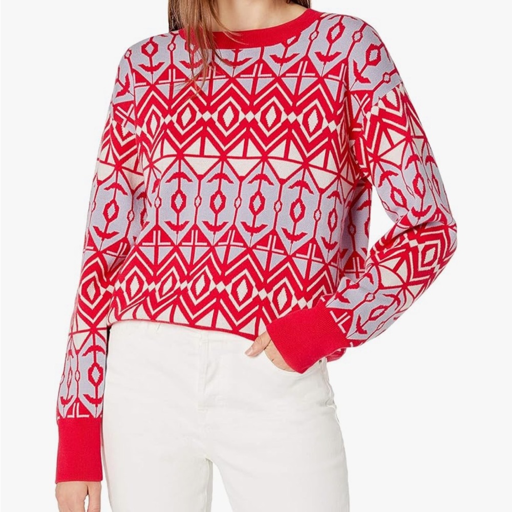 The Drop jacquard sweater